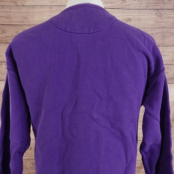 VINTAGE KANSAS STATE K-STATE WILDCATS EMBROIDERED CREW NECK SWEATSHIRT SZ L - Picture 7 of 9